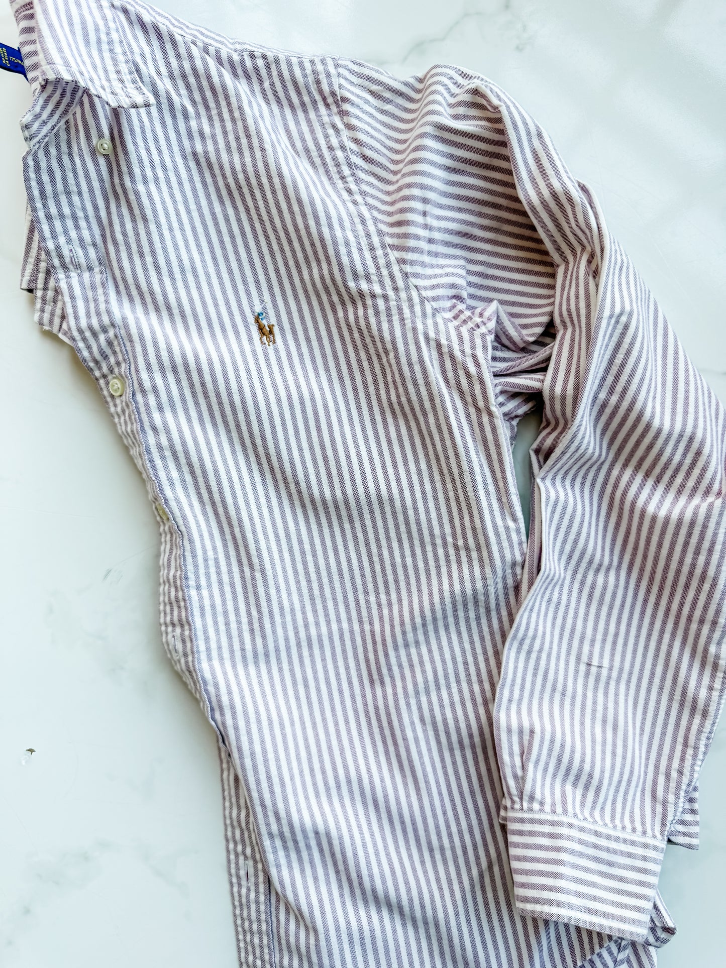 Thrifted Ralph Lauren Oxford - Lavender Stripe