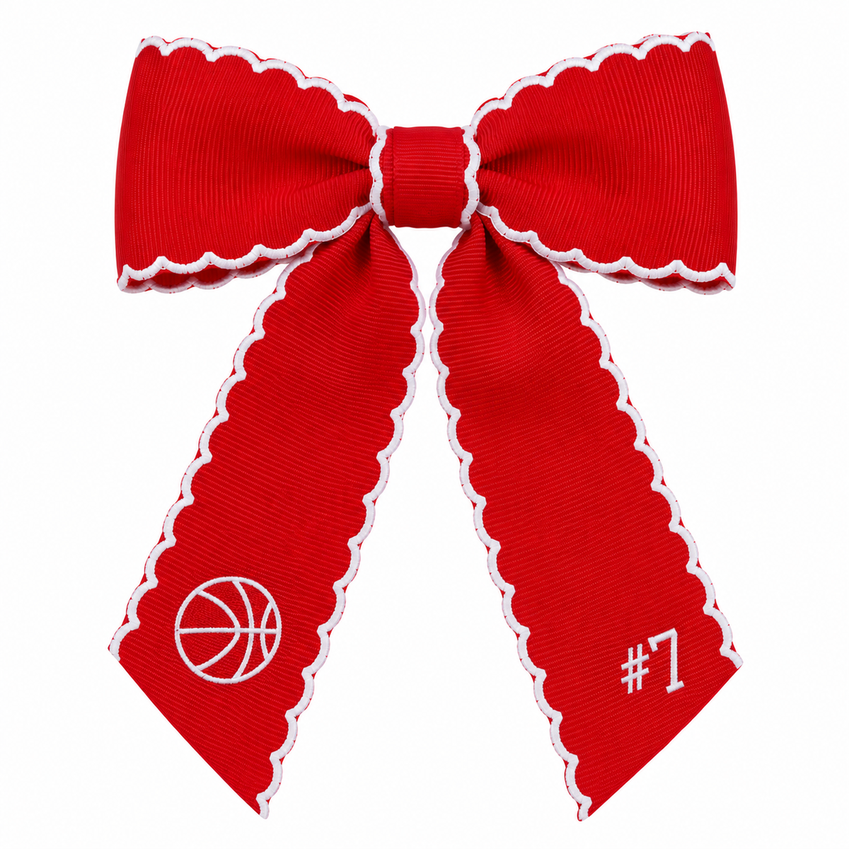 All Souls Basketball Number Hair Bow