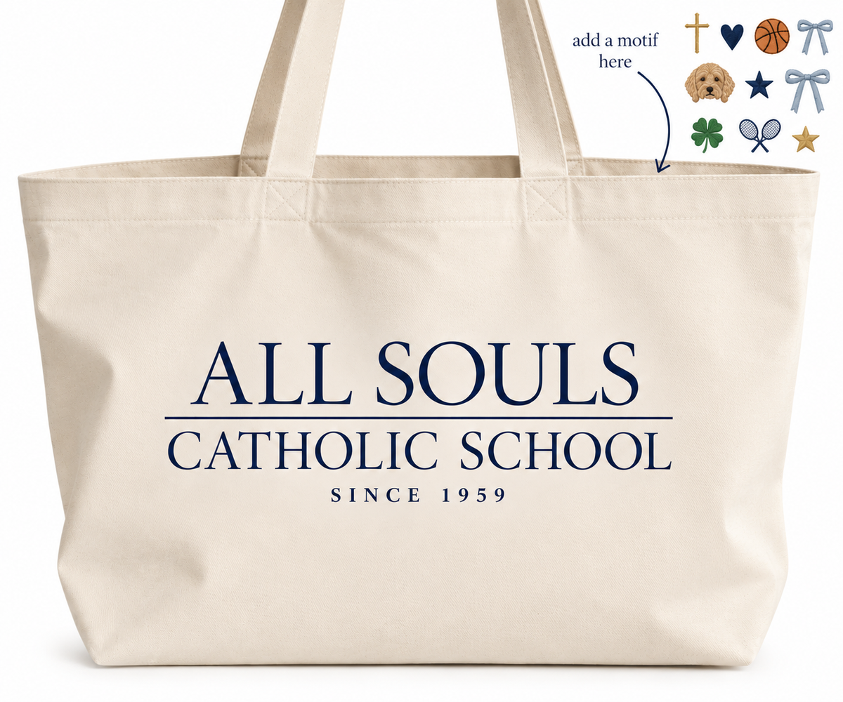 All Souls Catholic School Canvas Tote
