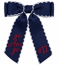 Go Avs Go Hair Bow