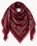 Go Avs Go Paisley Bandana Wrap