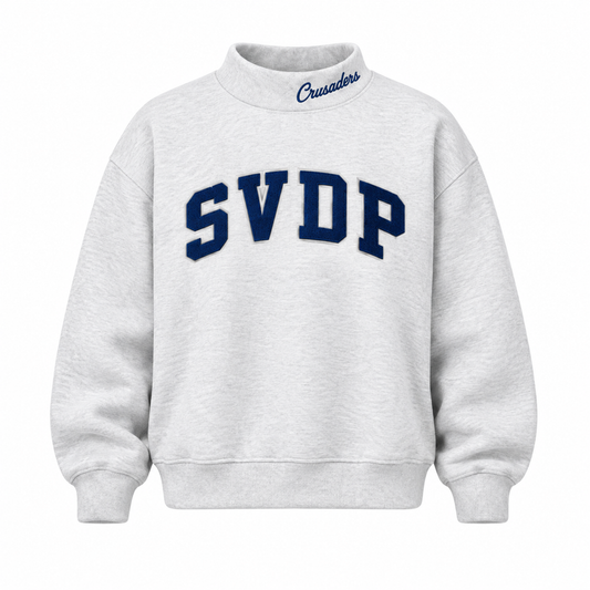SVDP Mock Neck Women's Sweatshirt
