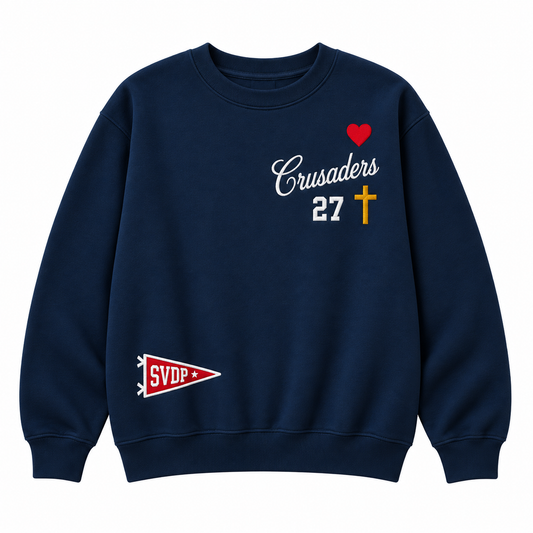 SVDP Youth Patch Crew Neck