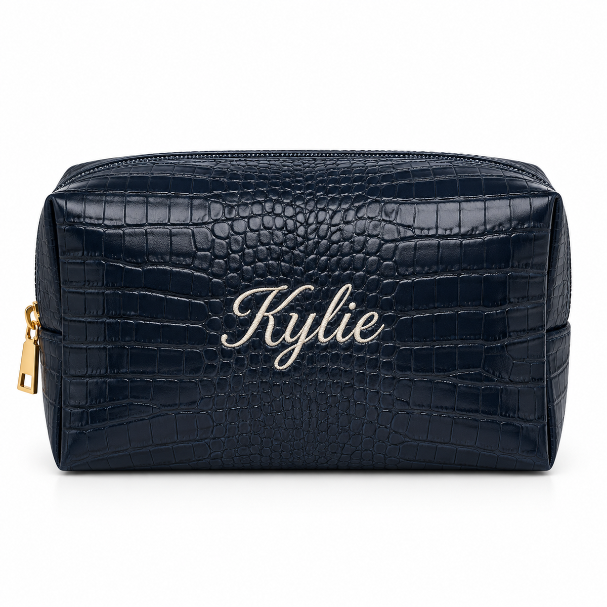Faux Croc Pouch