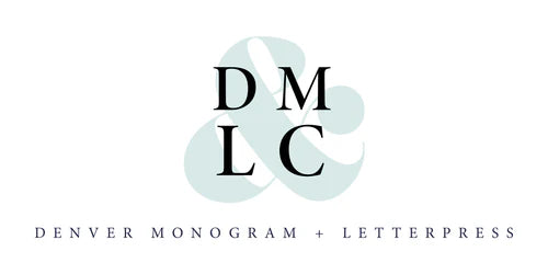 Denver Monogram + Letterpress