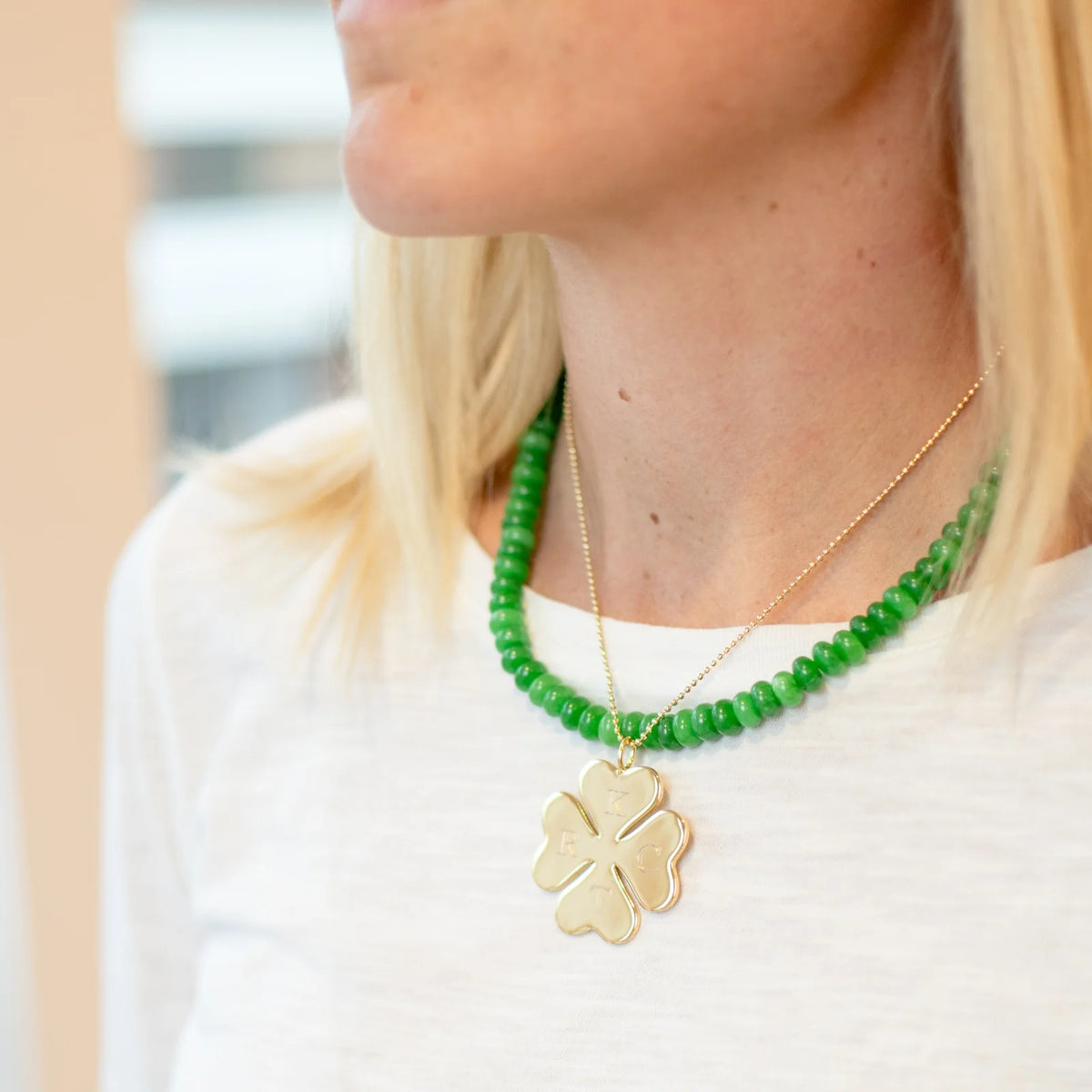 Large Clover Necklace