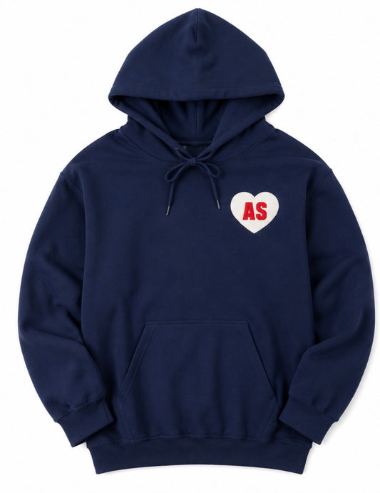 All Souls Adult heart applique sweatshirt