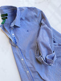 Thrifted Ralph Lauren Oxford - Navy Stripe