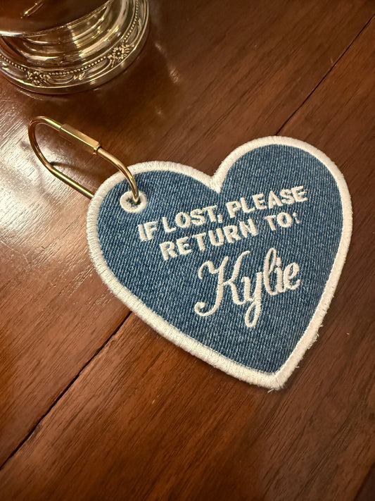 Denim Bag Tag