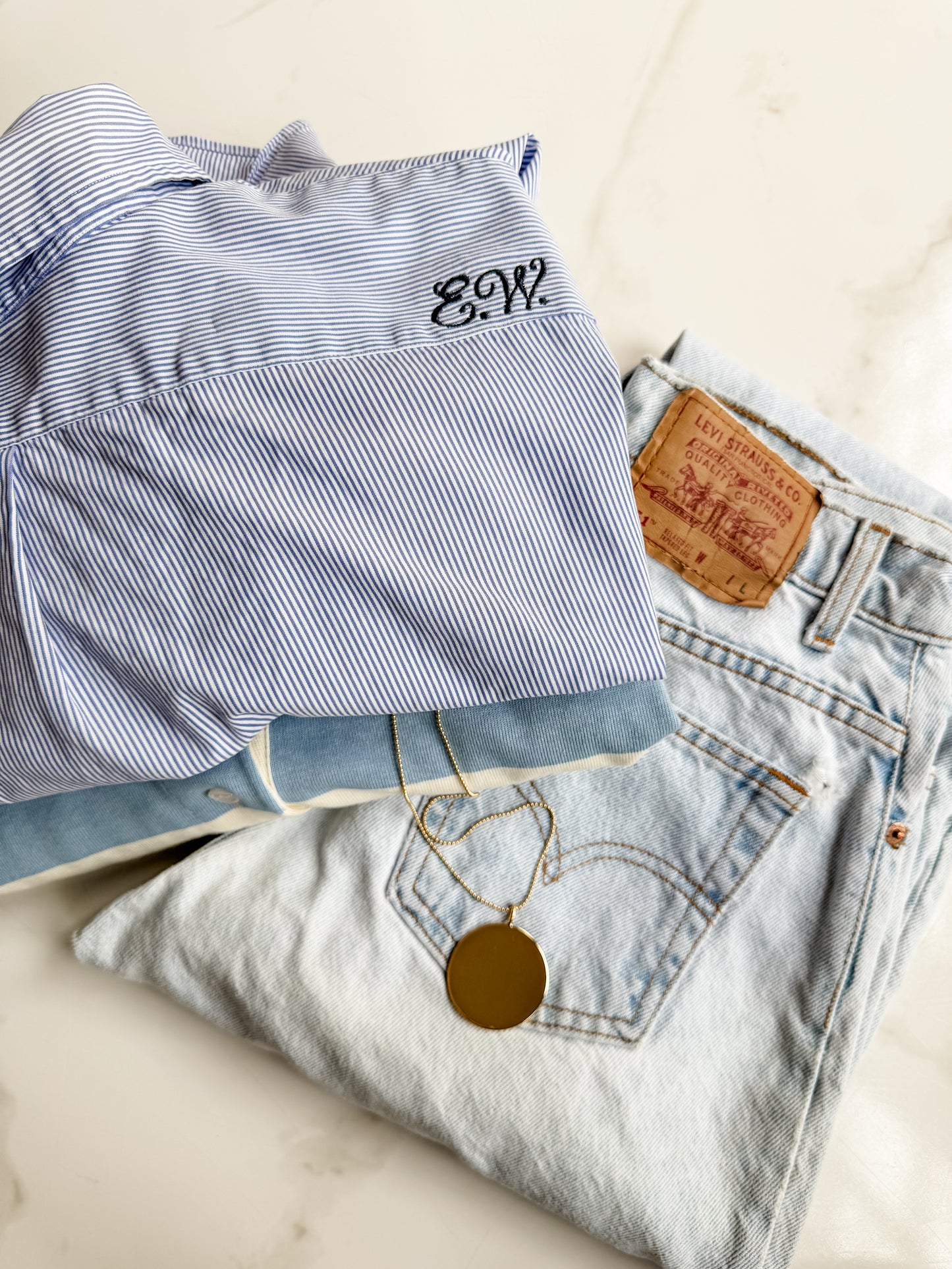 Custom Thrifted Oxford