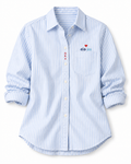 HRA Women's Striped Oxford Shirt