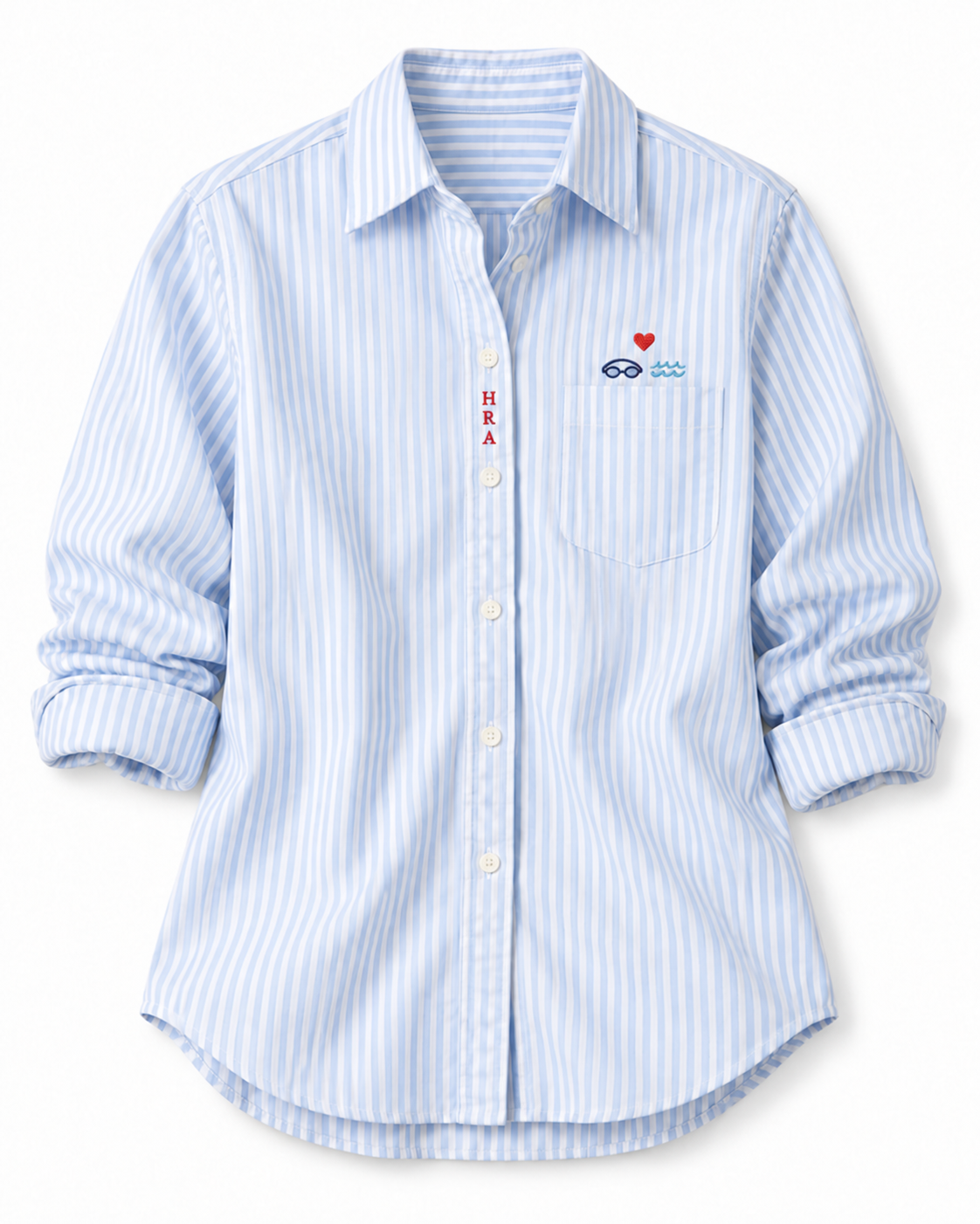 HRA Women's Striped Oxford Shirt