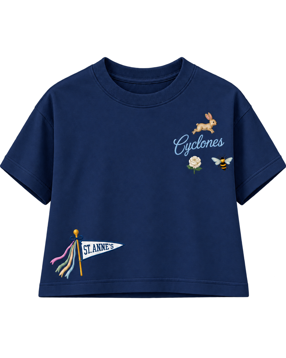 St. Anne's Cyclones Cropped Tee