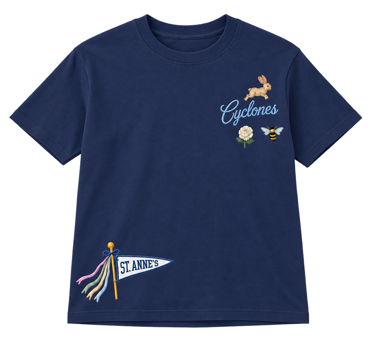 St. Anne's Cyclones Pennant Tee