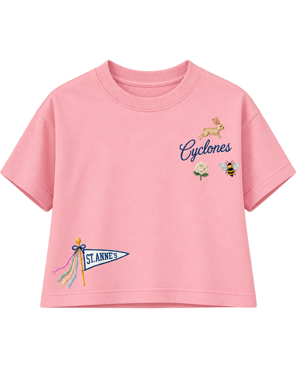St. Anne's Cyclones Cropped Tee