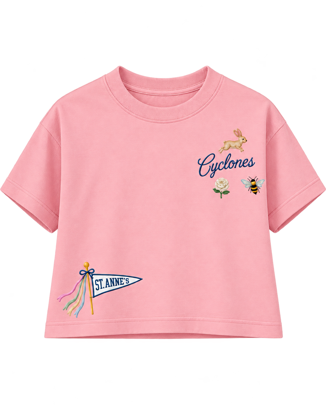 St. Anne's Cyclones Cropped Tee