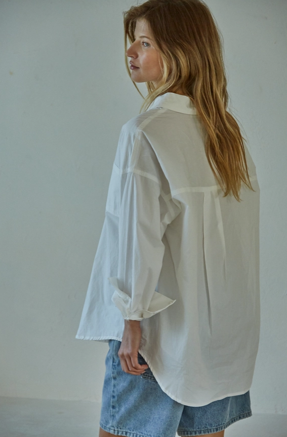 Oversized Women's Oxford - Monogram