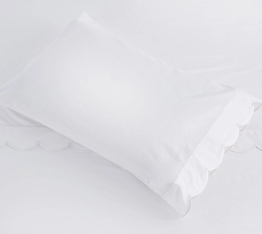 Scalloped Pillow Case