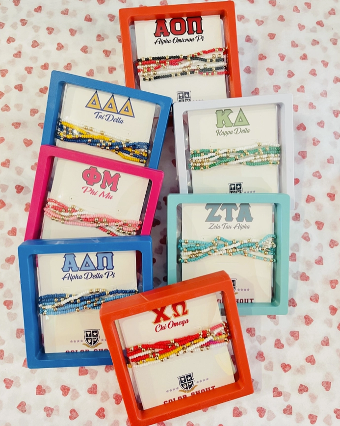 Sorority Stacked Bracelet