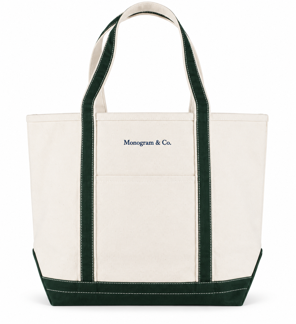 Color Trim Boat Tote