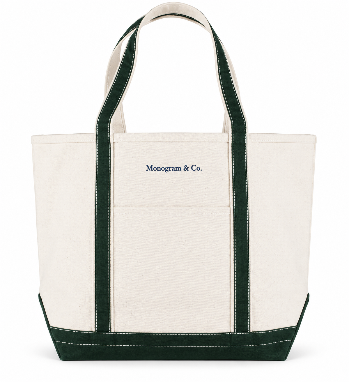 Color Trim Boat Tote