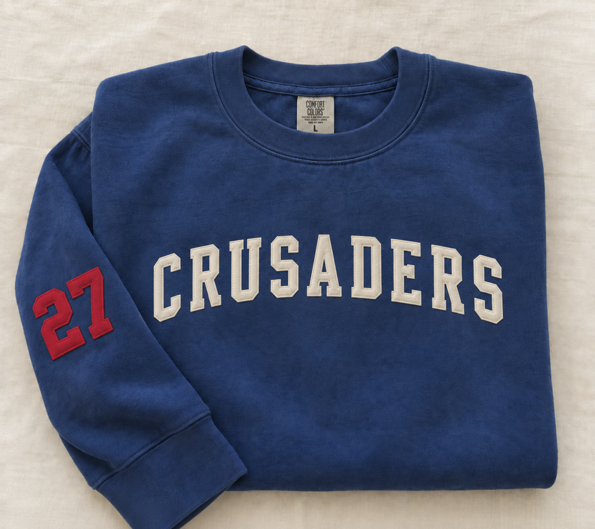 Crusaders Felt Crewneck